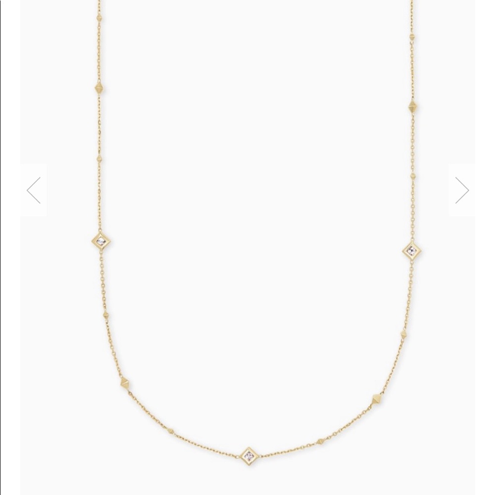 Kendra Scott Michelle 14k gold necklace